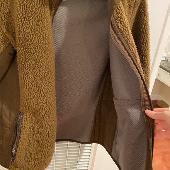 Brown Patagonia Teddy fleece zip up jacket - large - Picture 8 of 10